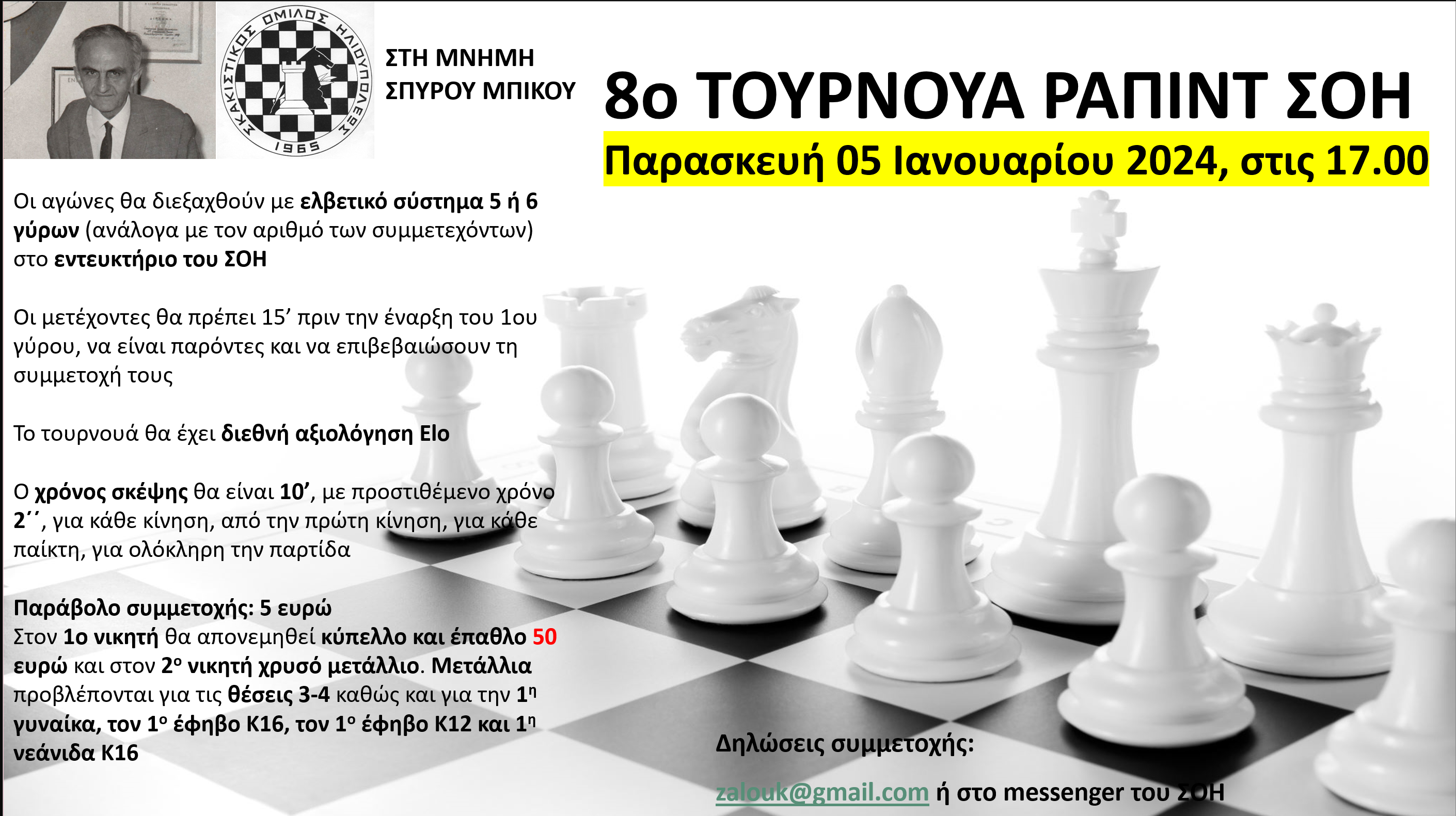 Τουρνουά Ράπιντ 5/1/2024
